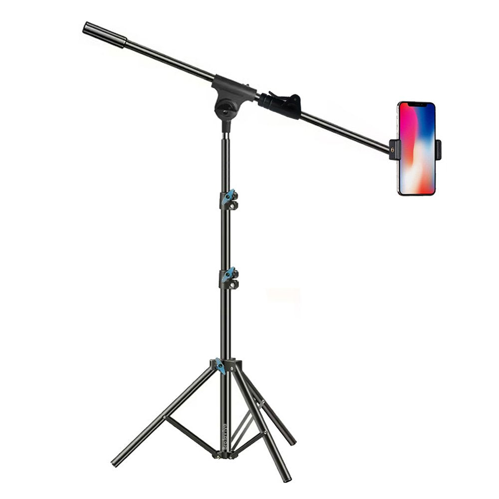 BROLAVIYA® 360 Degree Tripod with Telescopic Crossbar Long Arm Stick, 230 cm Top Height, Portable, f