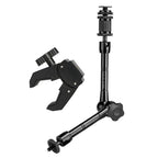 BROLAVIYA® 11 Inch Adjustable Magic Articulating Arm for DSLR Camera, LED Light, Flash Light, Monito
