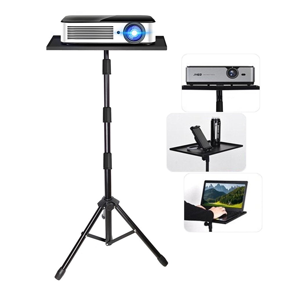 BROLAVIYA® Projector Tripod Stand, Laptop Stand, Adjustable Height, Perfect for Multi-Purpose Stand 