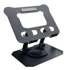 BROLAVIYA® Desktop 360 Rotating Base, Aluminium Metal Cute Shape Metal Stand, Foldable, Compatible w