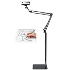 BROLAVIYA® Long Arm Tripod Floor Mobile Stand for 4'-7' inch, for Mobile Cell Phones, for Overhead V