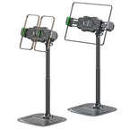 BROLAVIYA® 2 in 1 Metal Body Premium Tablet and Dual Mobile Desktop Stand, Adjustable Height with 36