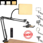 (Renewed) BROLAVIYA® Overhead Video Mobile Stand with 11 Inch Video LED Light 2700 to 5500k, Metal A