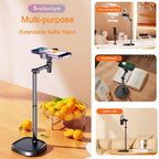 BROLAVIYA® Overhead Extendable Selfie Desktop Stand with Phone Holder, 360° Rotation, for  - Image 10
