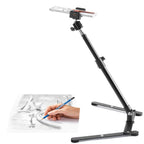 BROLAVIYA® Overhead Video Mobile Metal Desktop Stand with 1/4" Male Adaptor For Camera, Gopro and Mo