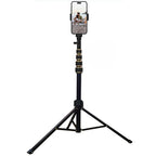 BROLAVIYA® Multi-Function Mobile Phone Live Broadcast Tripod Stand Dual use Tripod and Selfie Stick at Travel Use Video Shooting Stage Program Study Event and Team Meeting