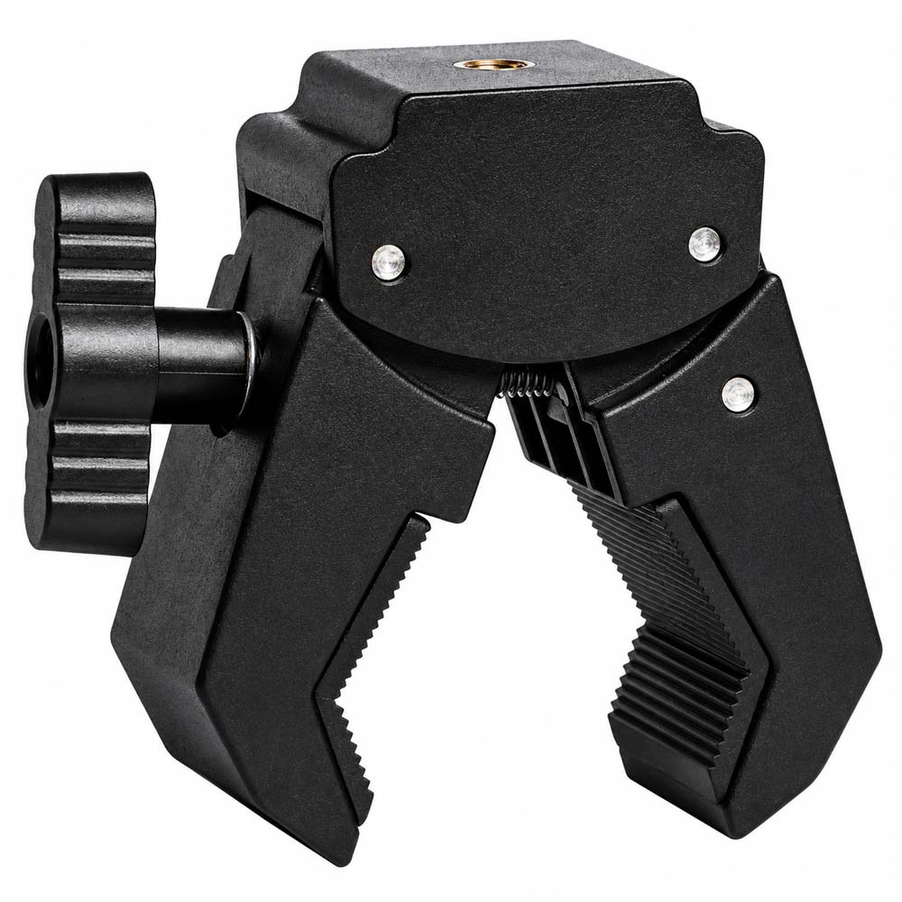 BROLAVIYA® Super Clamp with 1/4″ Interface Female Thread Mount, Adjustable Camera Clamp for 13-47mm Rods & Poles, Universal Mount for DSLR Camera, Action Camera, LED Light, Microphone, Bike & Tripod