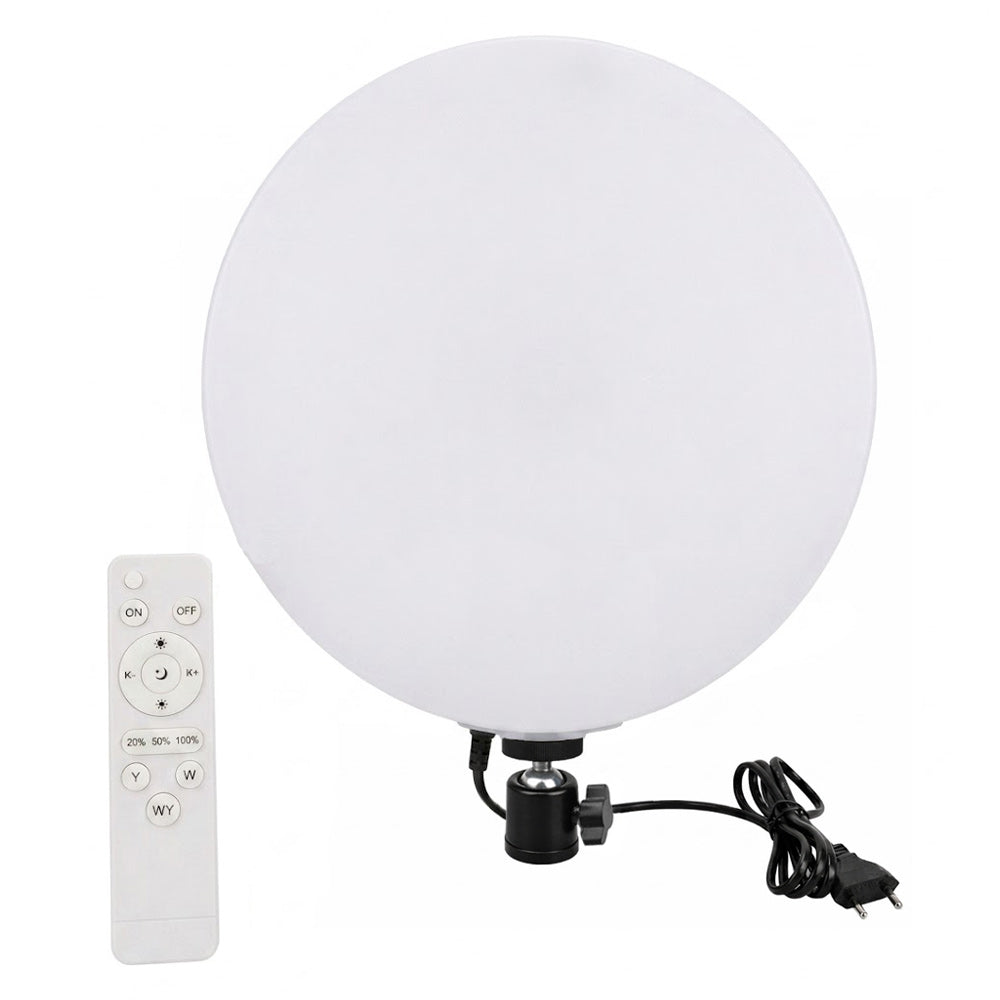 BROLAVIYA®  Full Screen Fill 10 inch Ring Light with Remote Control, Dimmable 3 Color Modes Adjustable Brightness, for Home, Office, Studio, Video Lighting (Stand Not Included)