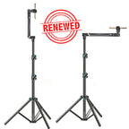 (Renewed) BROLAVIYA® Professional Photography Tripod, 360 Degree Gimbal Head, 225cm Height, Portable Stand with Mobile Bracket