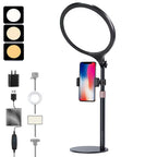 BROLAVIYA® Full Screen Fill Slab Key Light Stand with Mobile Phone Holder, 1/4" Head Compatible with Camera, Webcam, Gopro for Photography, Video, YouTube, Reels, Desktop, Bedroom, Office