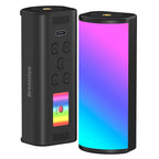 BROLAVIYA® Magnetic RGB Video Rechargeable Pocket Light, Wand Handheld LED Fill Lamp 2500K-7000K Dimmable, RGB Lighting Effects Video Conference Light for Computer Tablet Mobile Phone DSLR Camera