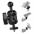 BROLAVIYA® Magic Arm with 1/4 External Thread to 17.4 mm Spherical Ball Head Mount Adapter Compatible with Cameras, Super Clip, Tripod for 360 Degree Rotation and Flexible Positioning