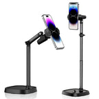 BROLAVIYA® Overhead Extendable Selfie Desktop Stand with Phone Holder, 360° Rotation, for 4-7" Mobil
