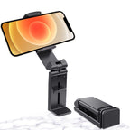 BROLAVIYA® Universal Multi-Purpose Foldable Mobile Phone Holder For Airplane Trays Office Desk, Bed, Cabinet, Black