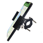 BROLAVIYA® Aluminum Alloy Mobile Phone Holder for Motorcycle Bike Bicycle MTB Handlebar Mount Black Model 05