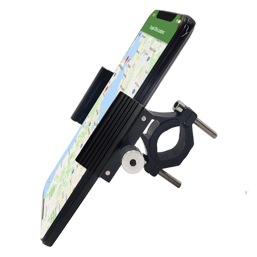 BROLAVIYA® Aluminum Alloy Mobile Phone Holder for Motorcycle Bike Bicycle MTB Handlebar Mount Black Model 05