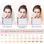 BROLAVIYA® Selfie Light with Portable Phone Clip, 60 LED 2000mAh Rechargeable, 3 Light Mod - Image 2