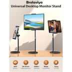 BROLAVIYA® Metal Body Premium Tablet and Mobile Stand, Adjustable Height with 360 Rotatabl - Image 2