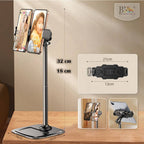 BROLAVIYA® 2 in 1 Metal Body Premium Tablet and Dual Mobile Desktop Stand, Adjustable Heig - Image 7