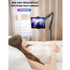 BROLAVIYA® Tripod Floor Stand for 4'-11' Inch, Both Mobile and Tablet for Overhead Video, Watching Movie, Online Class Learning, Cooking and Best Gift Idea