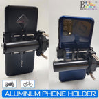 BROLAVIYA® Aluminum Alloy Mobile Phone Holder for Motorcycle Bike Bicycle MTB Handlebar Mo - Image 2