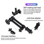 BROLAVIYA® 11”/28cm Adjustable Magic Articulating Arm for DSLR Camera, LED Light, Flash Li - Image 4