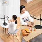 BROLAVIYA® Overhead Video Floor Stand, Premium Metal Body, 1/4" Head For Webcam, Gopro, 36 - Image 2