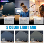 BROLAVIYA® Heavy Base LED Desk Lamp Light with Metal Arm Table Lamp Stand, 3 Lighting Mode - Image 3