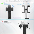 BROLAVIYA® Mobile Tripod Mount with 1/4" Screw Thread, 360° Rotate 180° Tilt Phone Holder  - Image 4