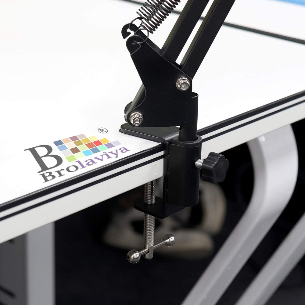 BROLAVIYA® Desk Base Clamp Mount for Microphone Boom Scissor Arm, Table C Clip for Articul - Image 2