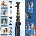 BROLAVIYA® Multi-Function Mobile Phone Live Broadcast Tripod Stand Dual use Tripod and Sel - Image 2