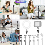 (Renewed) BROLAVIYA® Overhead Video Mobile Metal Desktop Stand with 1/4" Male Adaptor For  - Image 4