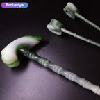 BROLAVIYA® 2 Pack 2 in 1 Hammer Horn Shape and Fortune Fish Shape Manually Massage Stick with Back Scratcher and Relief