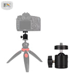 BROLAVIYA® 2 Pack 360 Degree Aluminum Alloy Rotating Swivel Tripod Ball Head with 1/4" Screw Thread Head for Cameras, Camcorders, Smart Phone, Gopro, LED Video Light