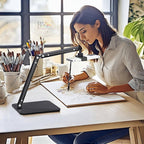 BROLAVIYA® Desk Mount Adjustable Multi Angle Long Arm Stand for Phone and Tablets 4-11 Inc - Image 5