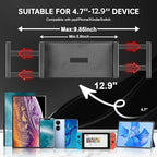 BROLAVIYA® Metal Body Premium Tablet and Mobile Stand, Adjustable Height with 360 Rotatabl - Image 4