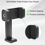 BROLAVIYA® Mobile Tripod Mount with 1/4" Screw Thread, 360° Rotate 180° Tilt Phone Holder  - Image 9