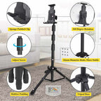 (Renewed) BROLAVIYA® Multi-Direction Tripod Floor Stand Fit For 4 – 11 Diagonal Inch Device, Compatible with iPad, Tablet, Mobile