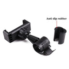 BROLAVIYA® 360° Adjustable Mobile Holder for Pipe & Rod Mount, Flexible Gooseneck Phone Clip Bracket, Universal Smartphone Holder for Camera, Tripod, Ring Light, Boom Arm, Black, 1 Piece