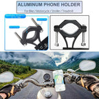 BROLAVIYA® Aluminum Alloy Mobile Phone Holder for Motorcycle Bike Bicycle MTB Handlebar Mo - Image 4