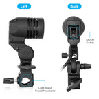 BROLAVIYA® E27 Single Head Bulb Holder Socket Flash Umbrella Bracket Photo Lighting Bulb Holder For Photography Studio Accessories