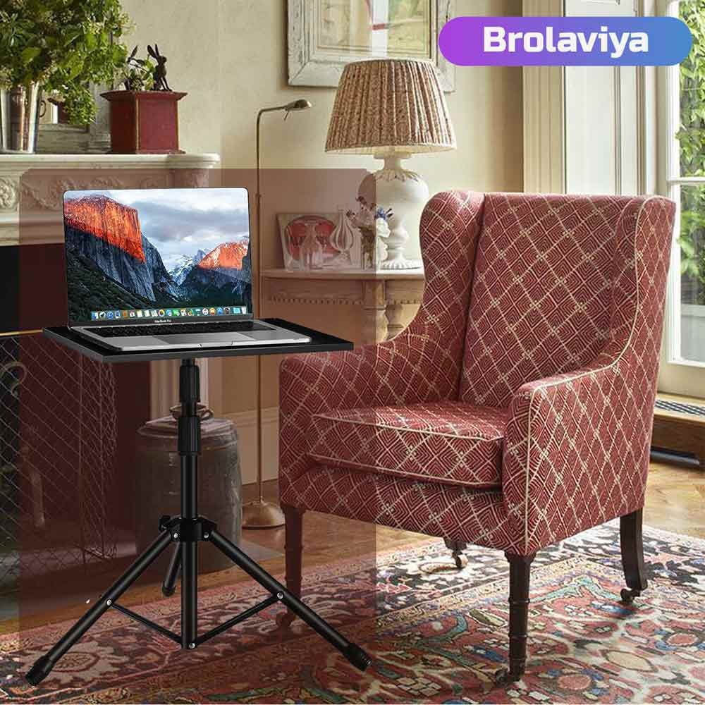 (Renewed) BROLAVIYA® Projector Tripod Stand, Laptop Stand, Adjustable Height, Perfect for  - Image 6