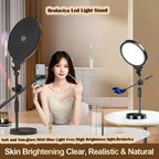 BROLAVIYA® Overhead Video Floor Stand with Slab Key Full Screen Fill 10 Inch LED light, Me - Image 2