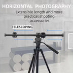BROLAVIYA® Four-Head Crossbar Camera Support Frame, 63cm Horizontal Rod Extension Pole, 1/ - Image 6