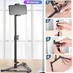 BROLAVIYA® Overhead Video Mobile Metal Desktop Stand with 1/4" Male Adaptor For Camera, Go - Image 6