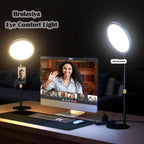 BROLAVIYA® Full Screen Fill Slab Key Light Stand with Mobile Phone Holder, 1/4" Head Compatible with Camera, Webcam, Gopro for Photography, Video, YouTube, Reels, Desktop, Bedroom, Office