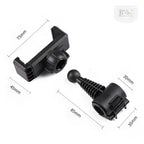 BROLAVIYA® 360° Adjustable Mobile Holder for Pipe & Rod Mount, Flexible Gooseneck Phone Clip Bracket, Universal Smartphone Holder for Camera, Tripod, Ring Light, Boom Arm, Black, 1 Piece