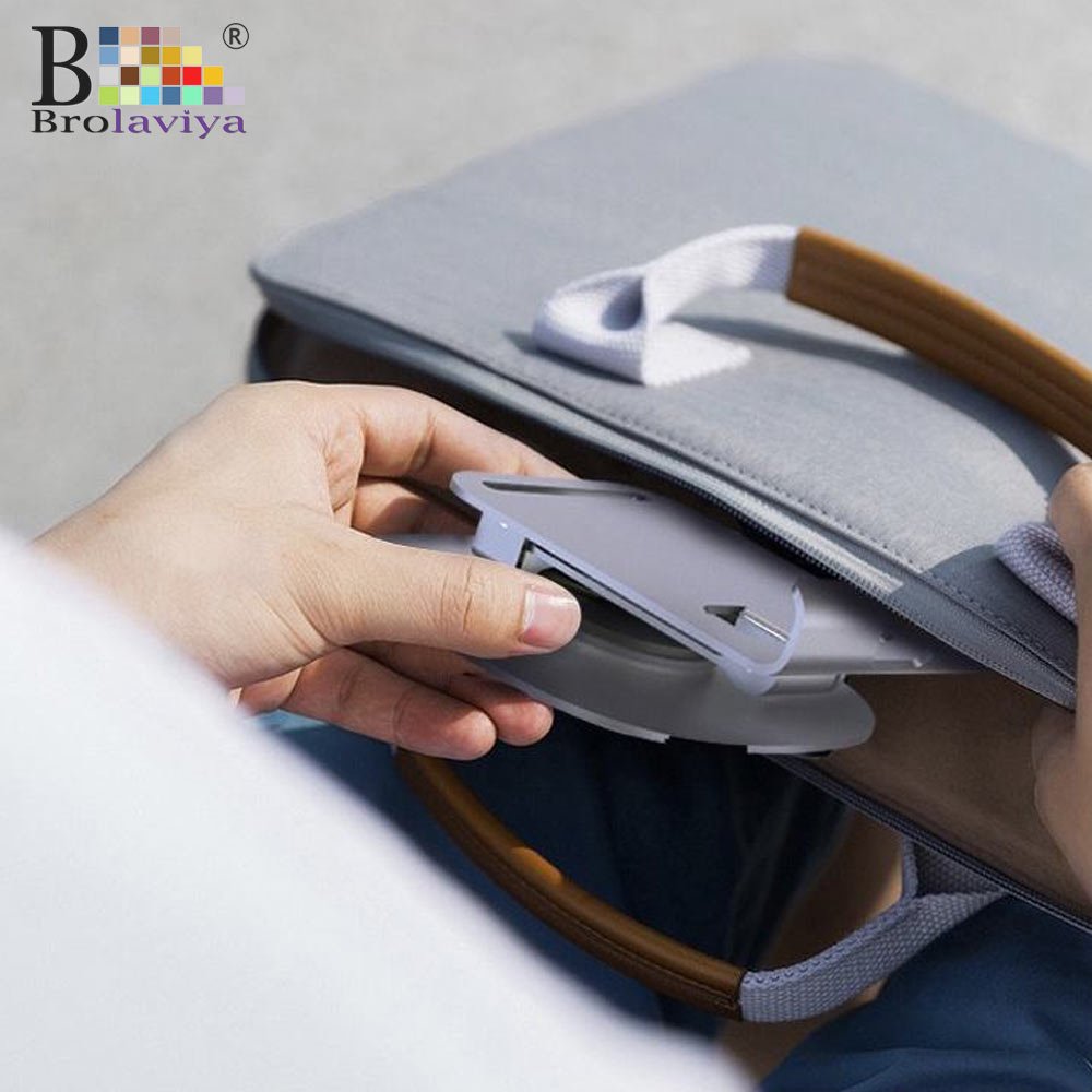 BROLAVIYA® 360° Rotatable Metal Mobile Stand Adjustable Desk Angles Phone Holder Sturdy wi - Image 4