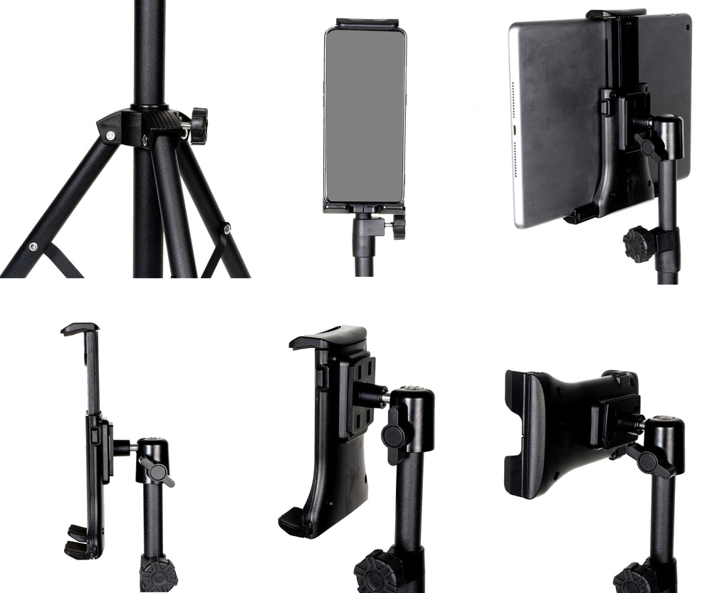 BROLAVIYA® Mobile and Tablet Tripod Stand For Home Office Stage For All 4 to 11 Inch Devices