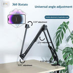 BROLAVIYA® Overhead Video Mobile Stand, New Magnetic Bracket with Extra Long Arm, 1/4" Hea - Image 6